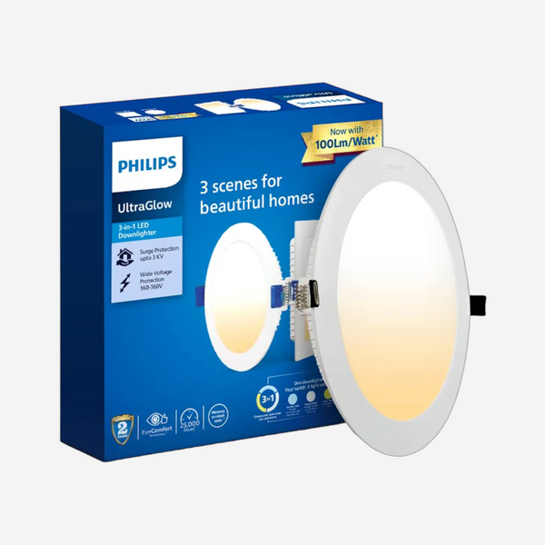 Buy Philips Ultra Glow 3-in-1 LED Downlight Online at Best Prices ...