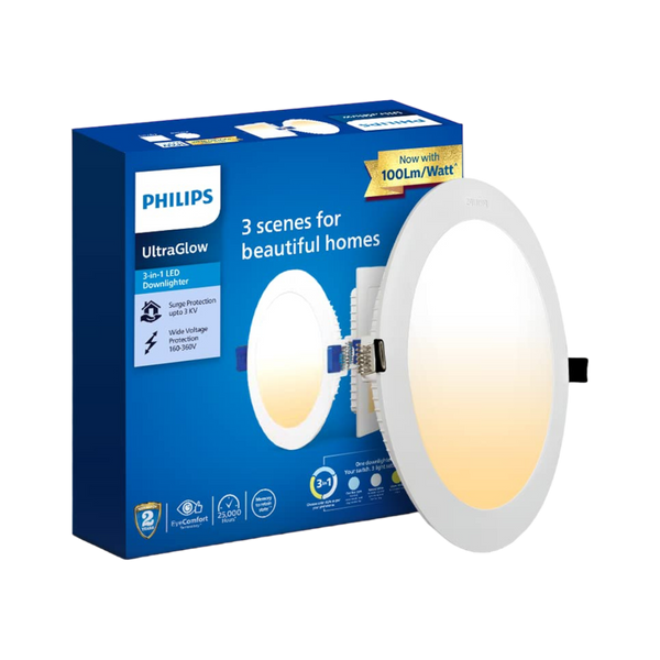 Philips Ultra Glow 3 in 1 LED Downlight