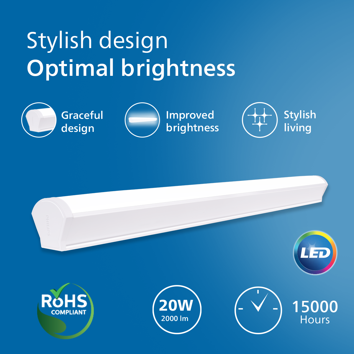 Philips CrownGlow LED Tube Light