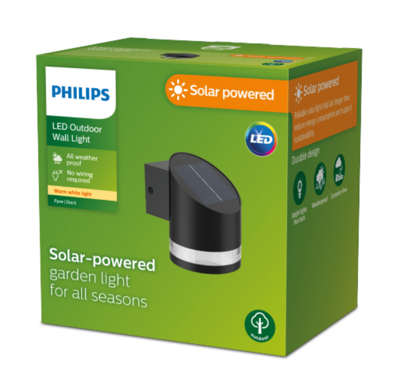 Philips FYVE Solar Wall Light