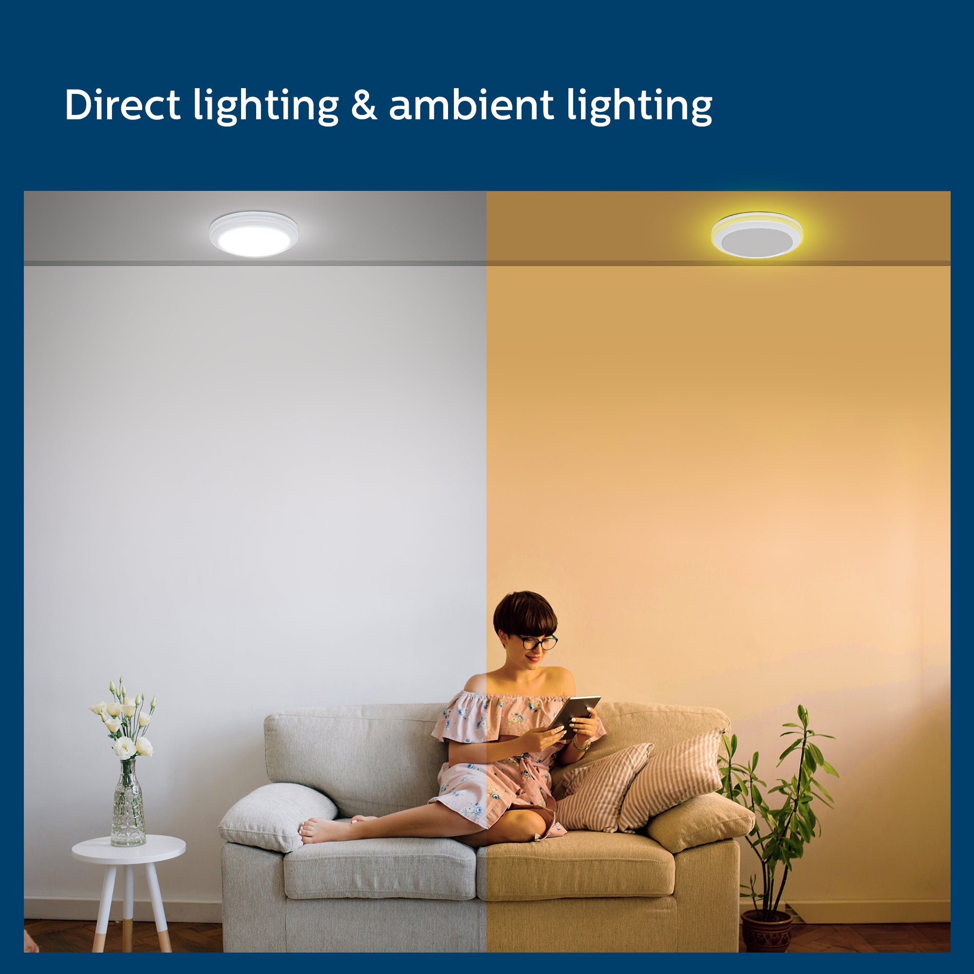 Philips TwinGlow LED Downlight