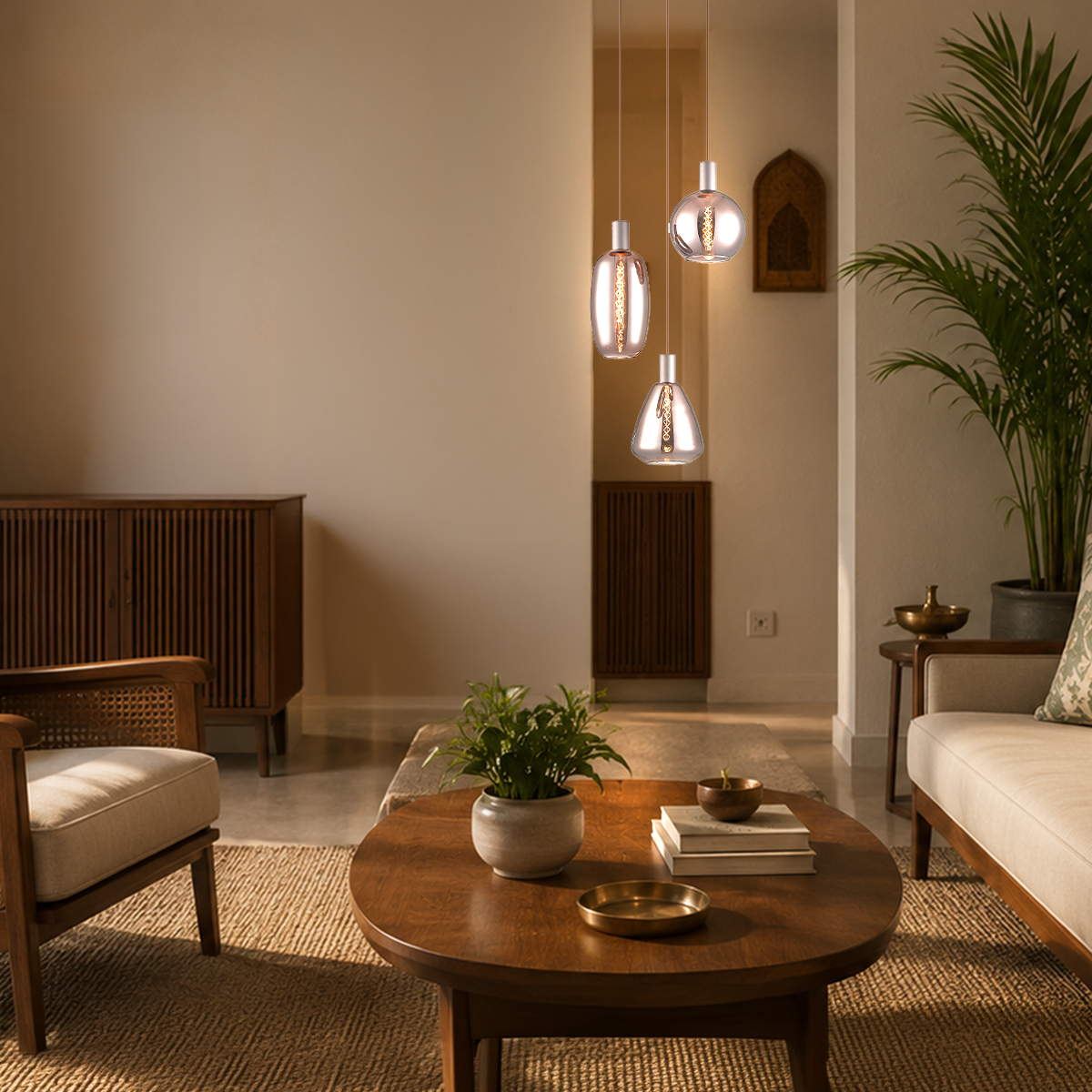 Philips Gaze Expresso 3 Head Suspended Chandelier