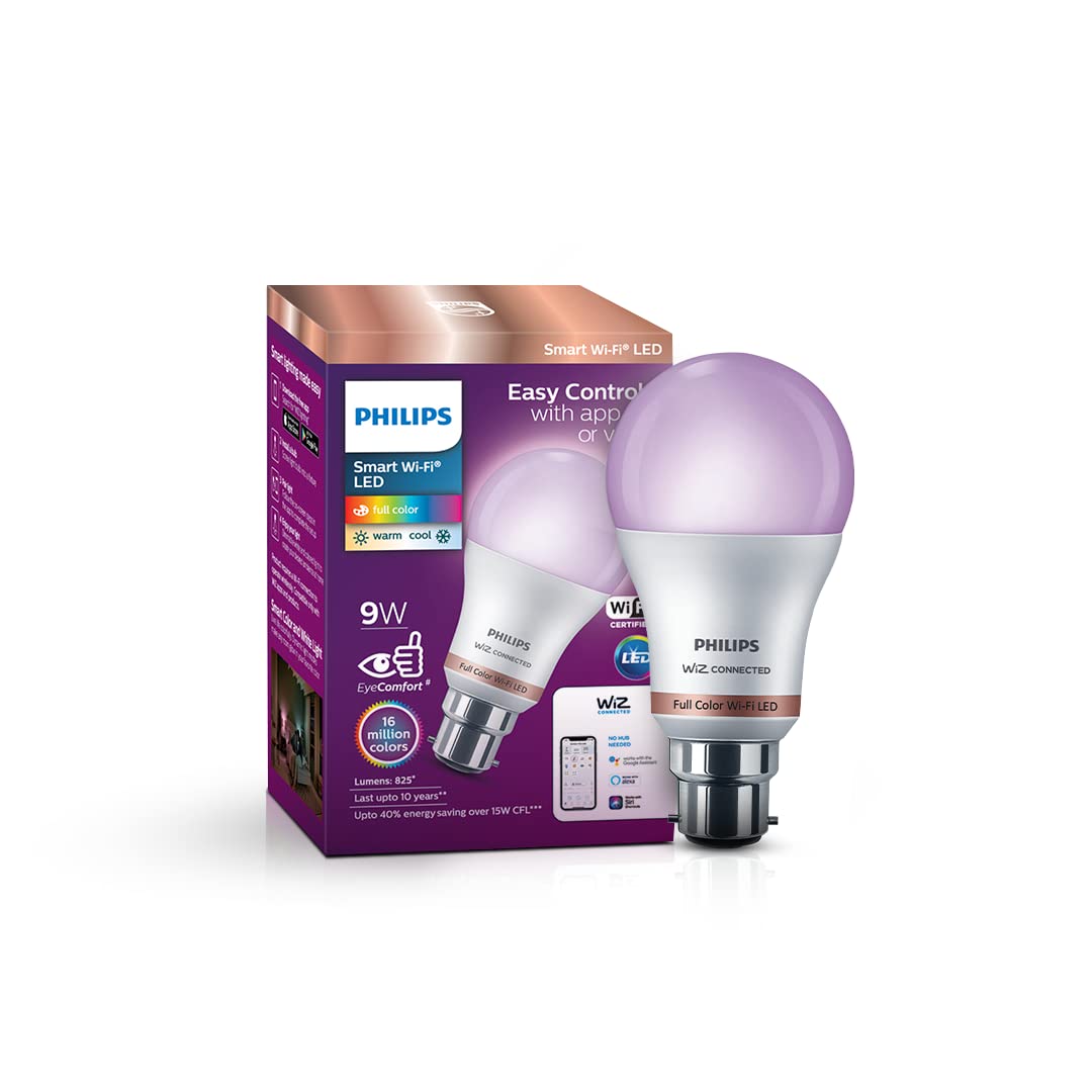 Philips Smart Wi-Fi LED Bulb (Pack of 2)