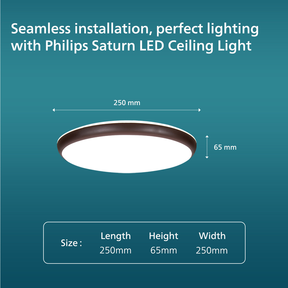Philips Saturn Ceiling light (IP44 rating)