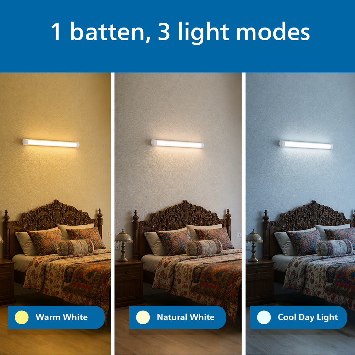 Philips StarBright Wide Nxt 3 in 1 LED Tube Light