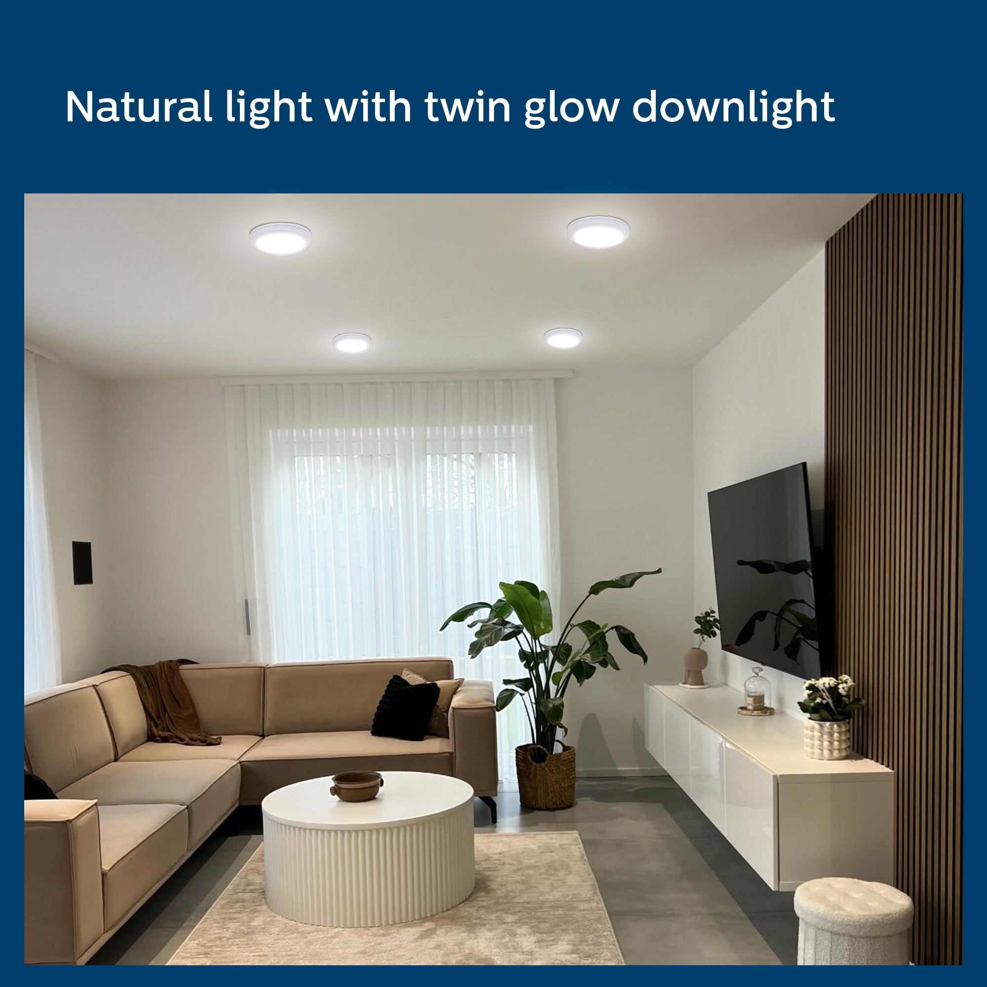 Philips TwinGlow LED Downlight