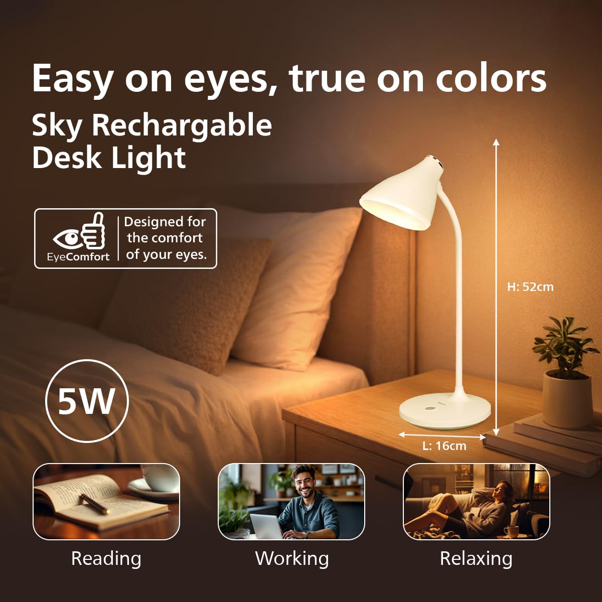 Philips Skyy Rechargeable Desk light