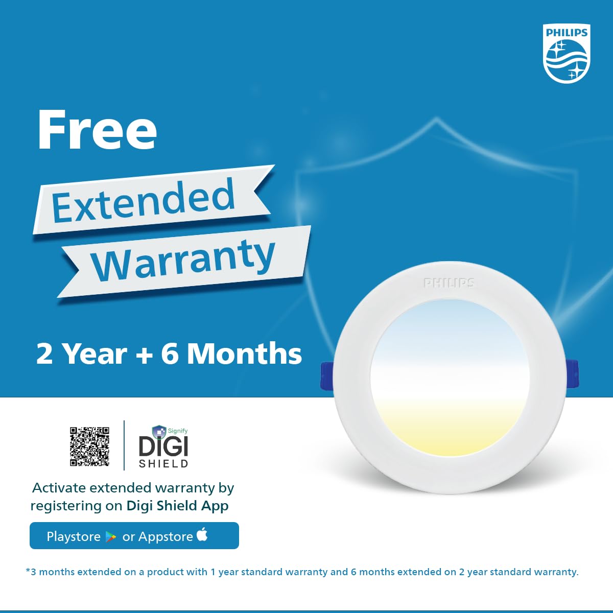 Philips UltraGlow NextGen 3-in-1 LED Downlight