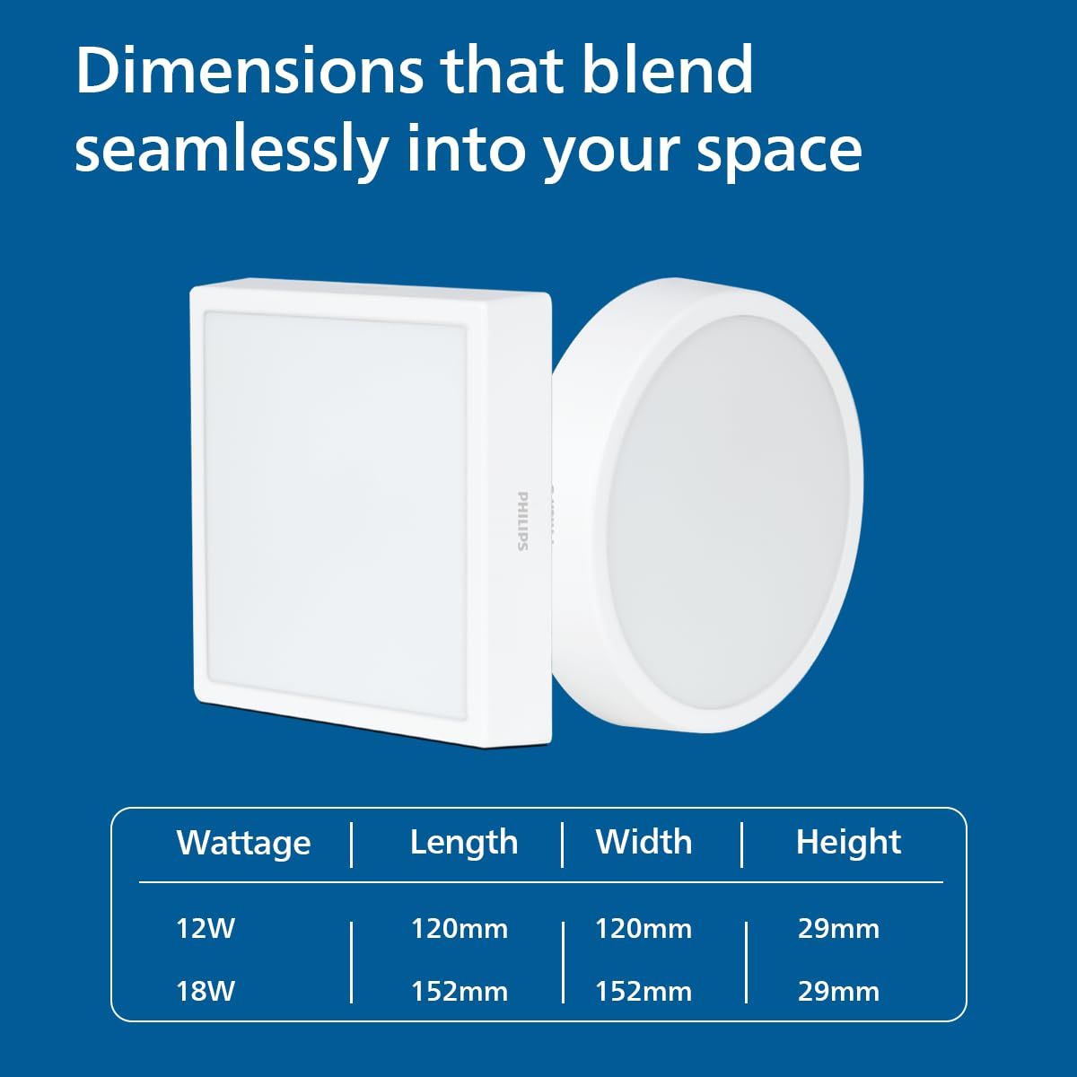 Philips Slim Surface LED Downlight – Philips lighting Online Store