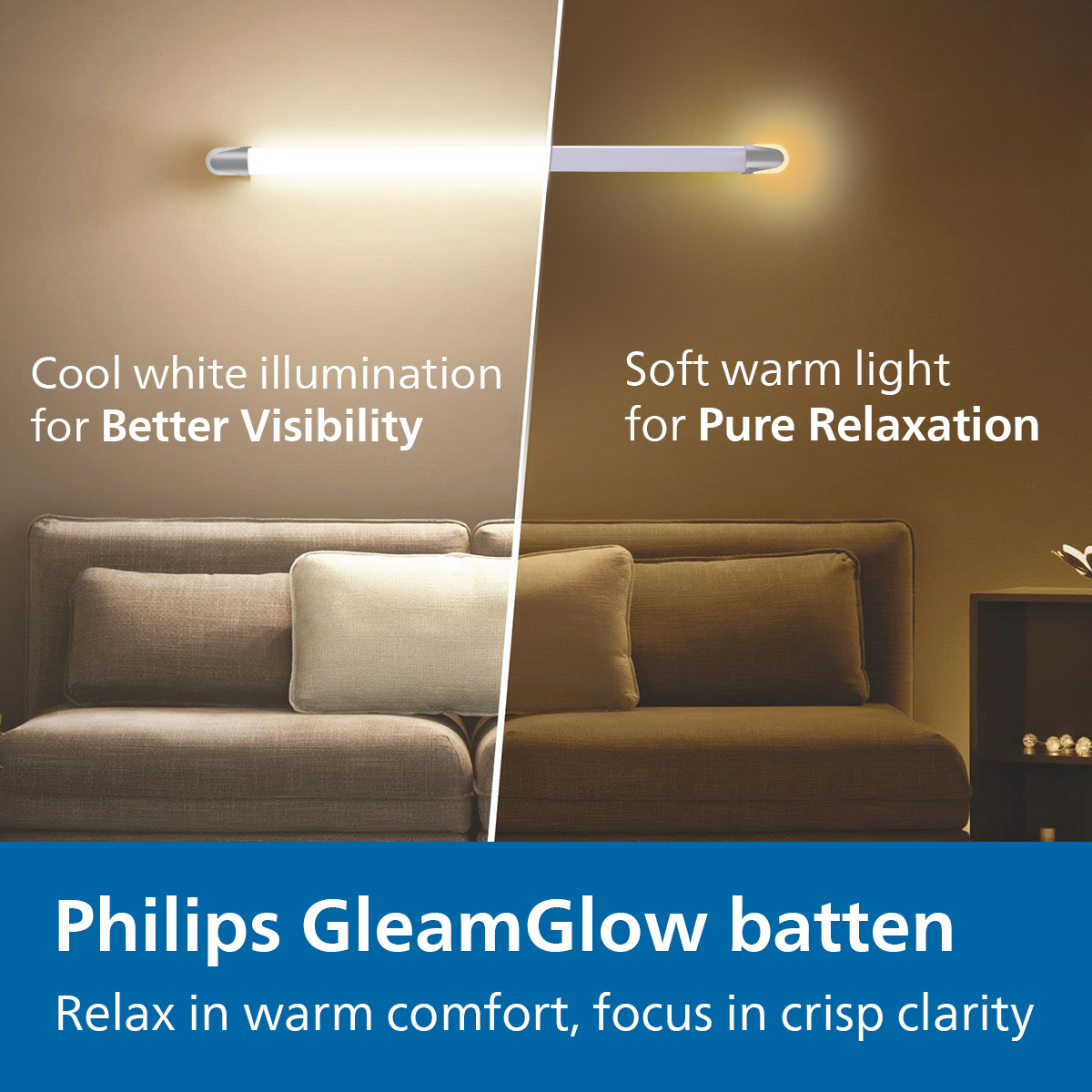 Philips Gleam Glow LED Batten