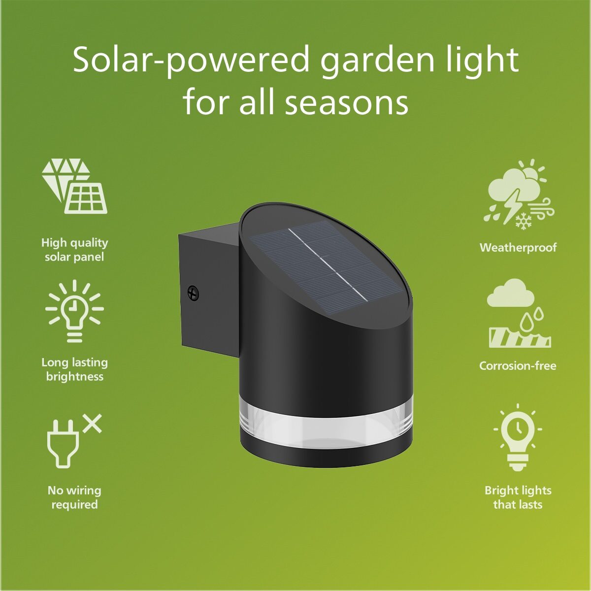 Philips FYVE Solar Wall Light