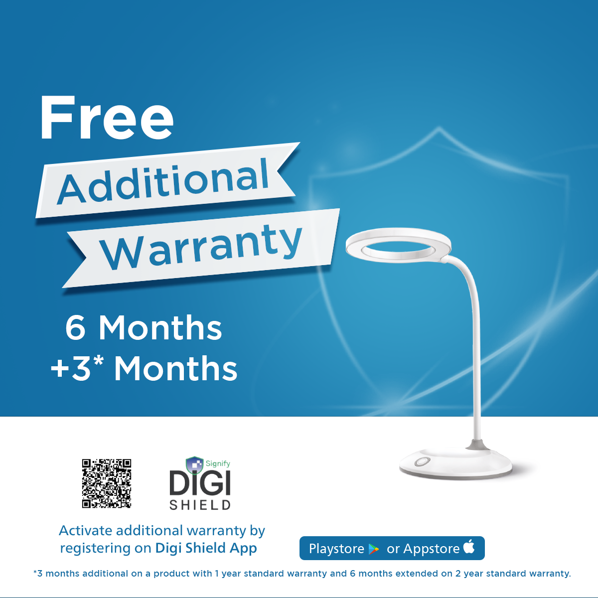 Philips EyeComfort Orbit LED Desk Lamp