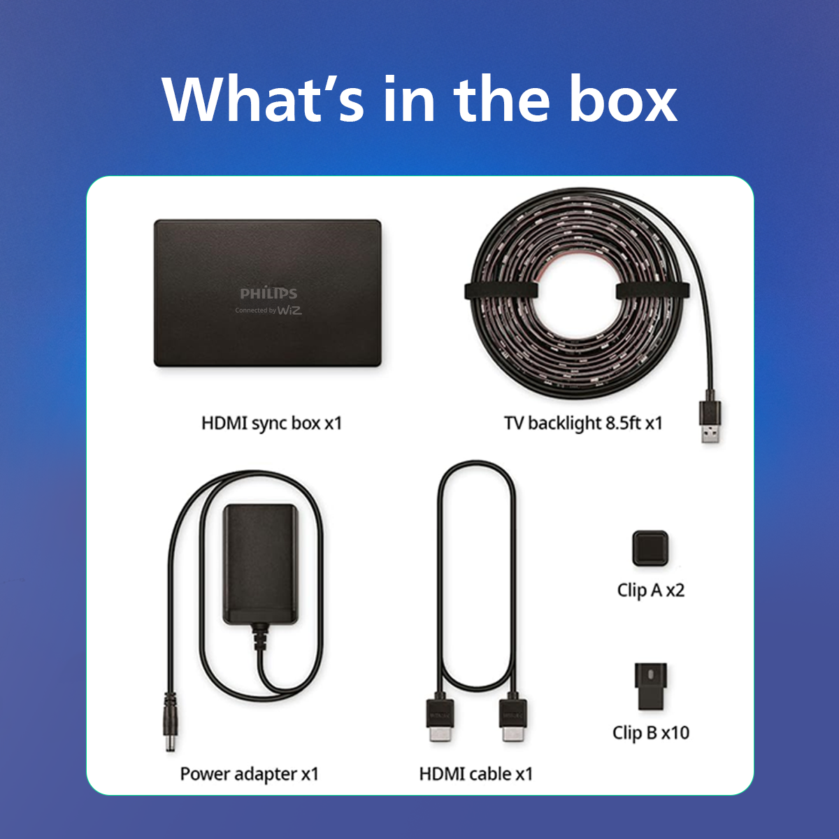 Philips Wi-Fi HDMI Sync Box + TV Backlight Strip