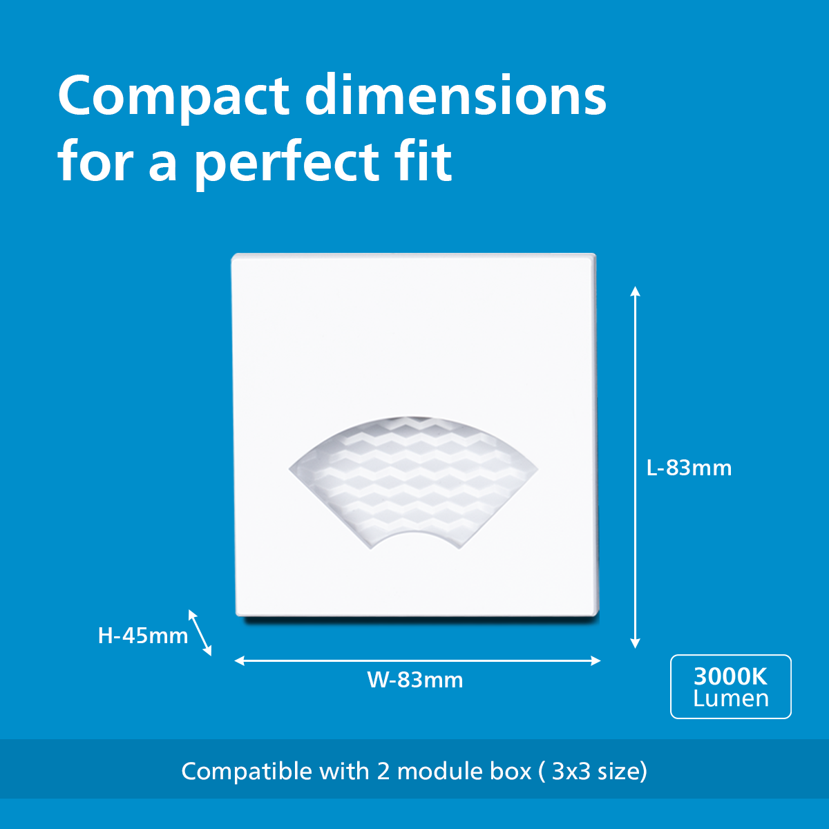 Philips StepShine 3W LED Step Light (IP65)