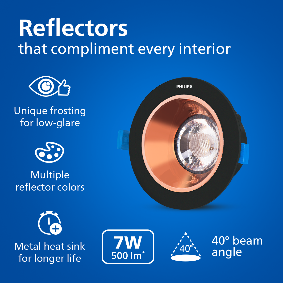 Philips DuraDeco Recessed COB LED Spotlight