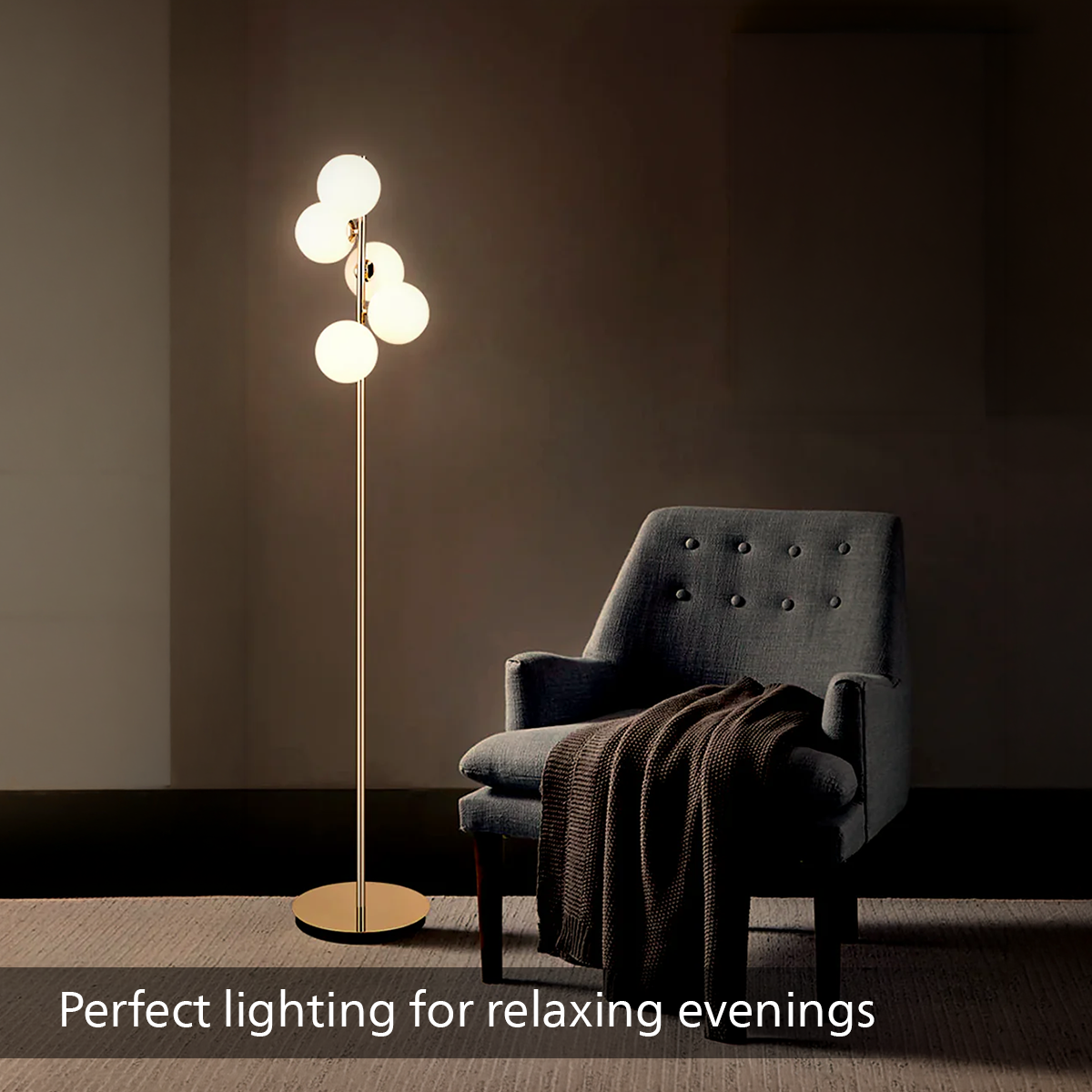 Philips Divine 5 head Floor lamp