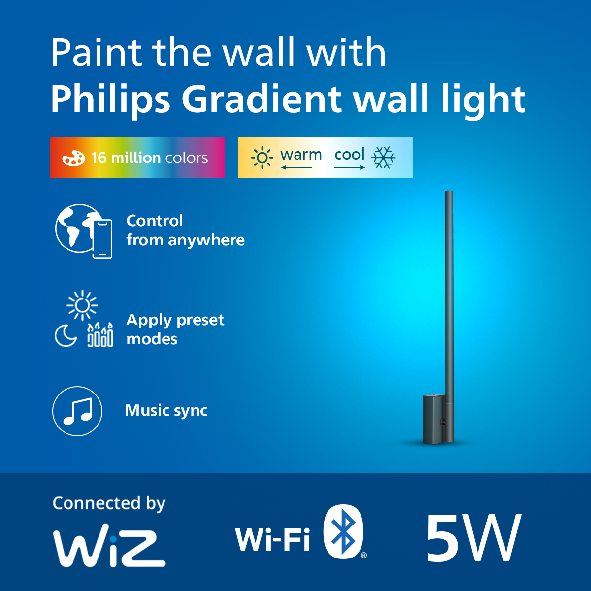 Philips Ebony Wall light