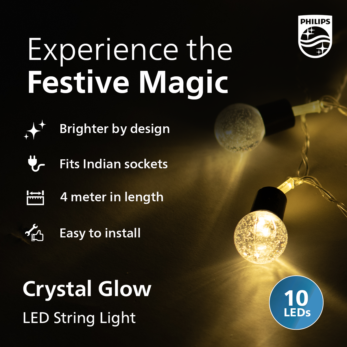 Philips Crystal Glow String Light