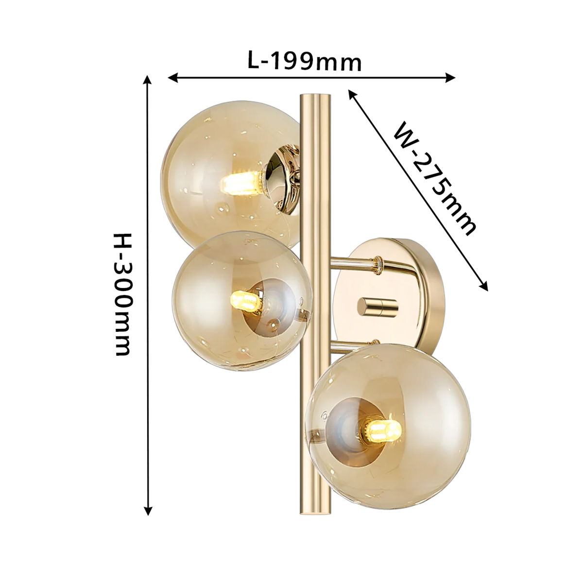 Philips Celestial 3 head Wall light