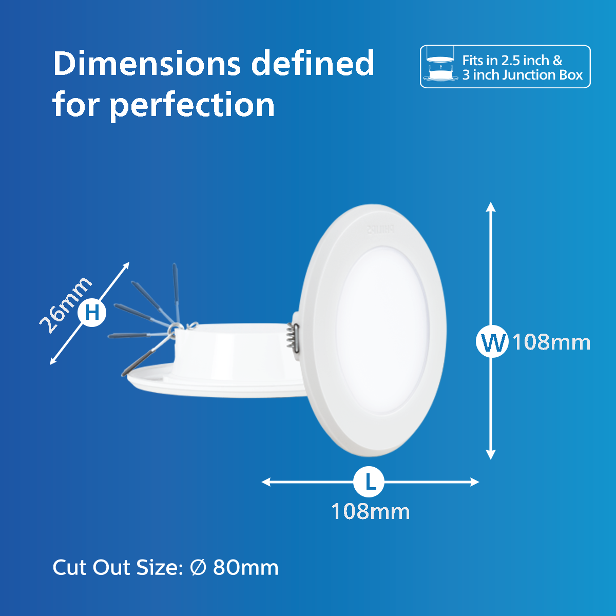 Philips Starfit Next Junction Box LED Downlight