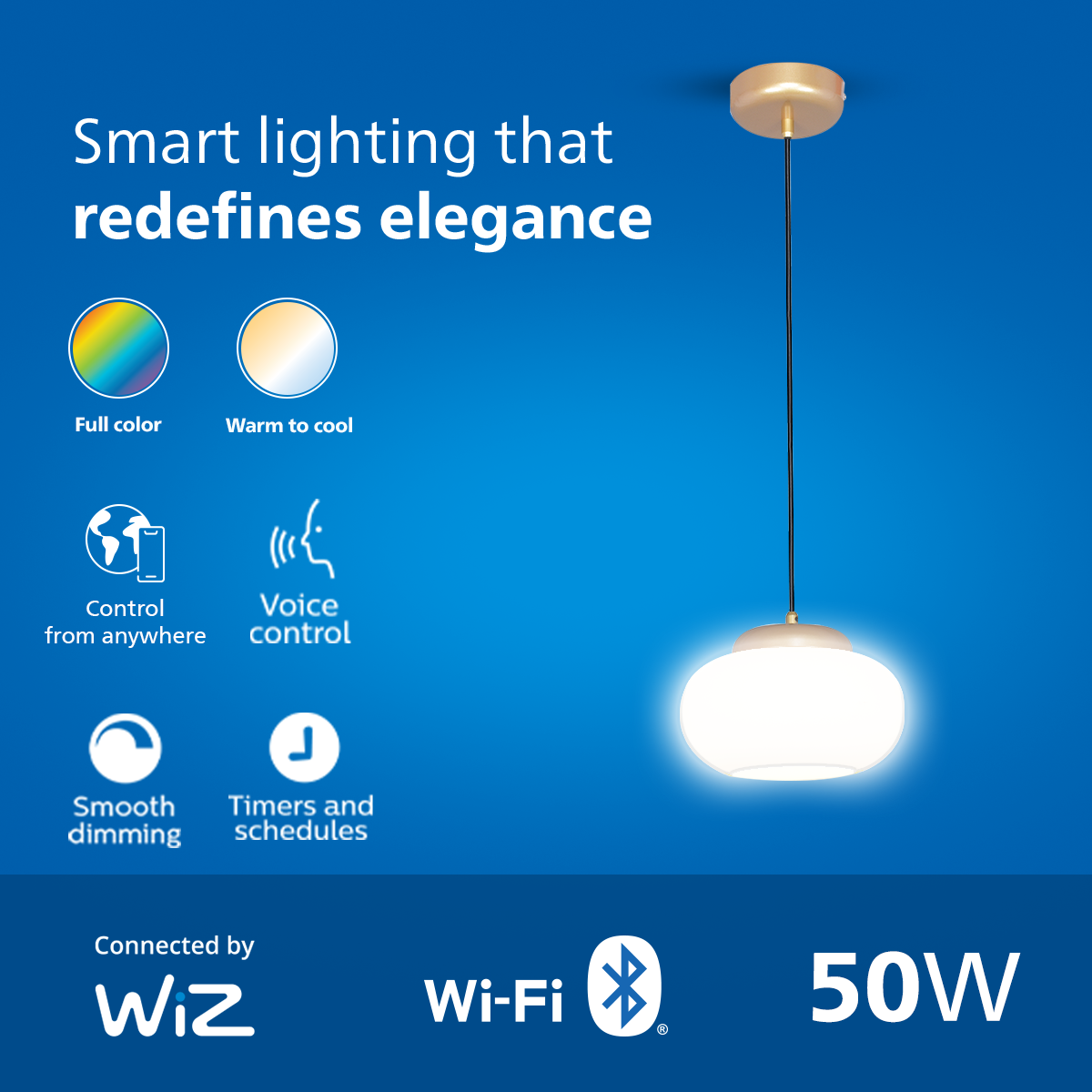 Philips WiZ Pearl Smart Wi-Fi LED Ceiling Light