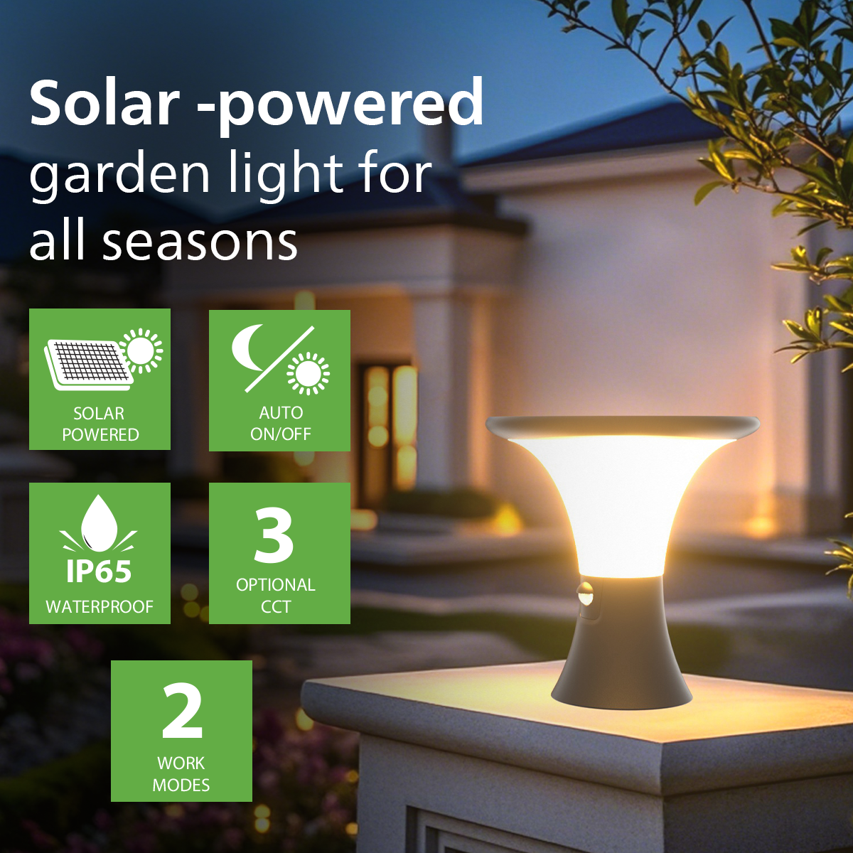 Philips SunStead Bask Gate Light