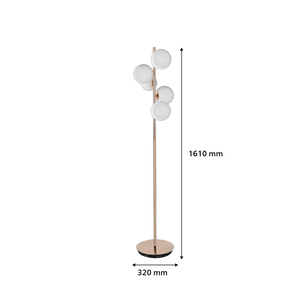 Philips Divine 5 head Floor lamp