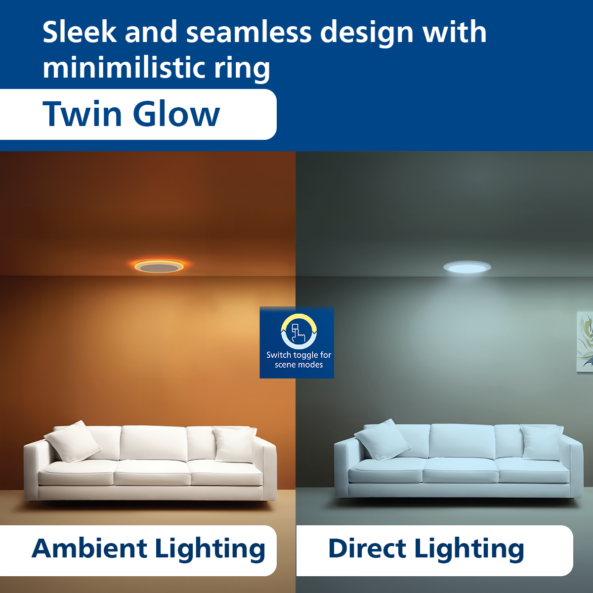 Philips Twin Glow LED Downlight with Driver