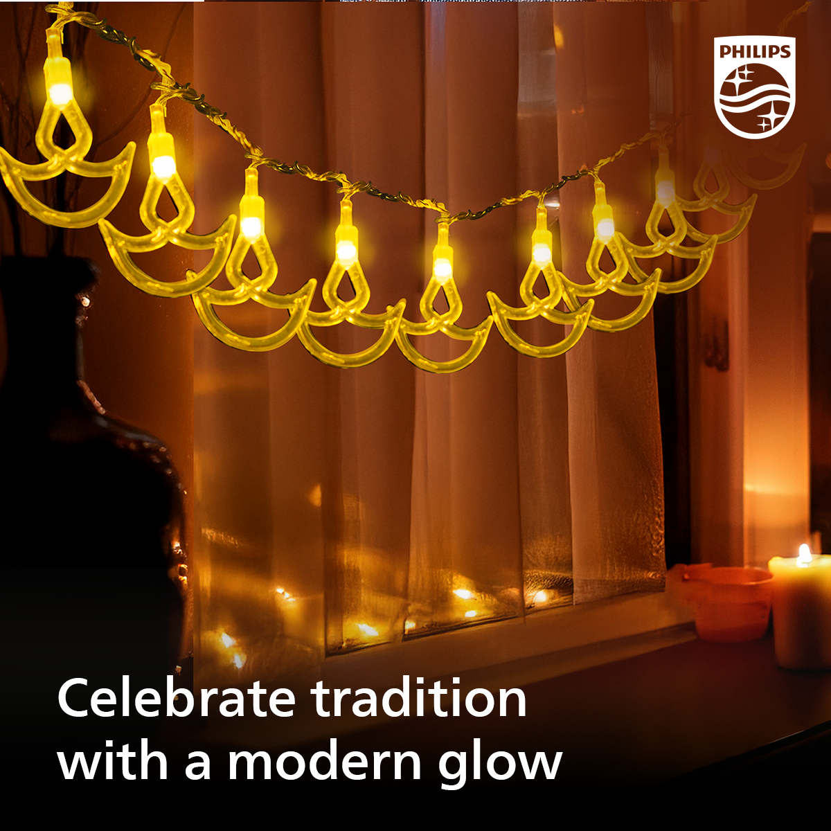 Philips Crystal Diya String Light