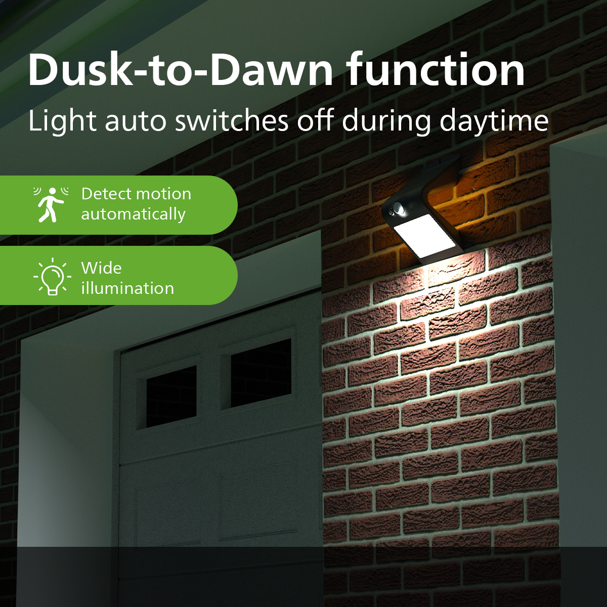 Philips Yarixa Solar Wall Light