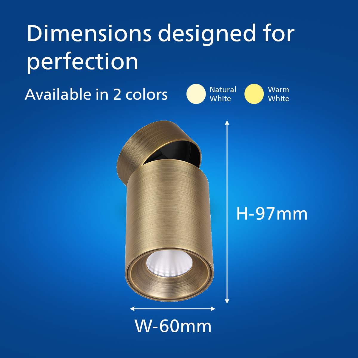 Philips Brass Flex Surface LED COB