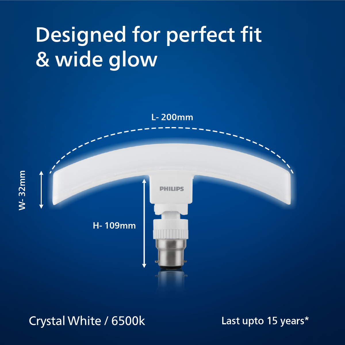 Philips Curvy LED T-Bulb