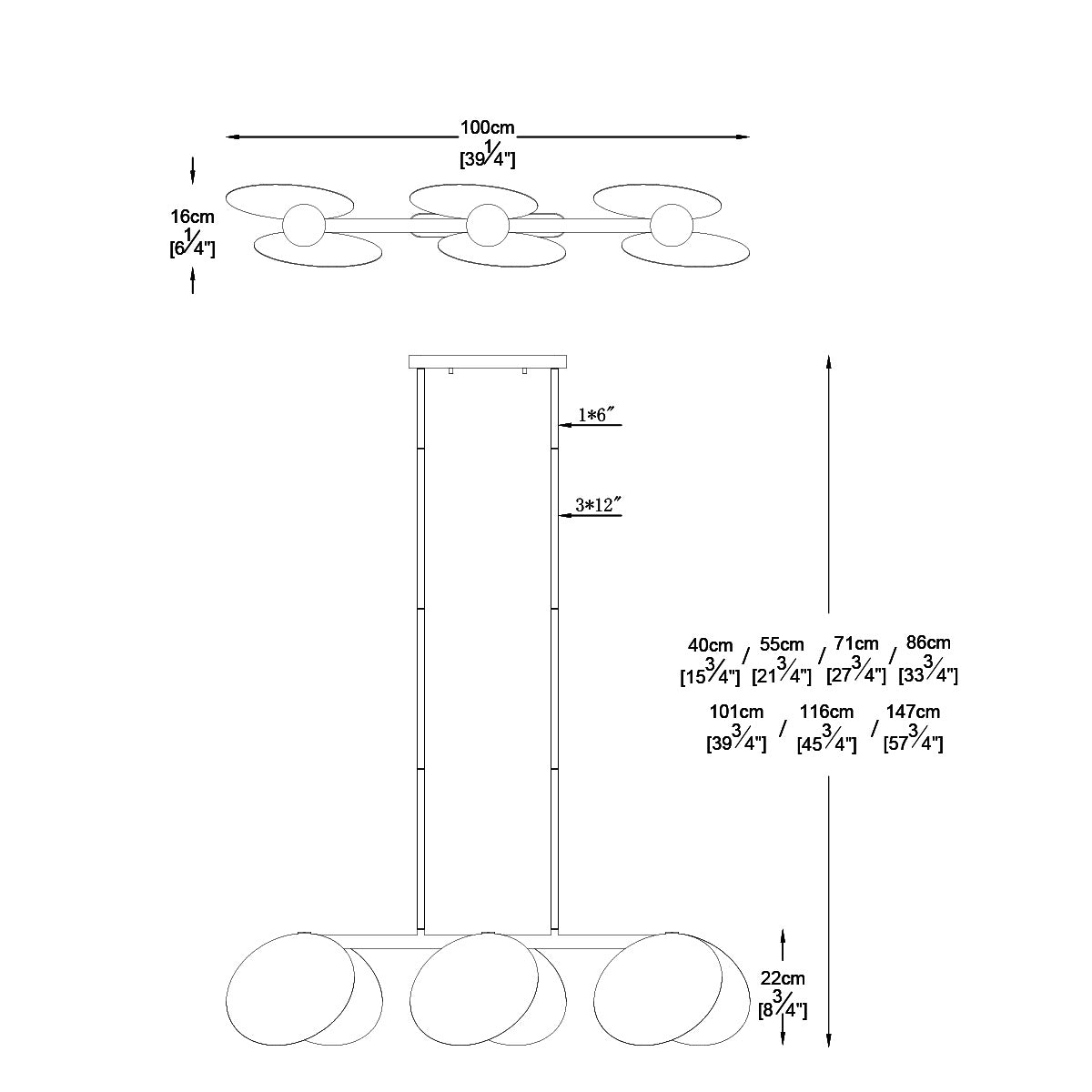 Philips Icicle Chandelier