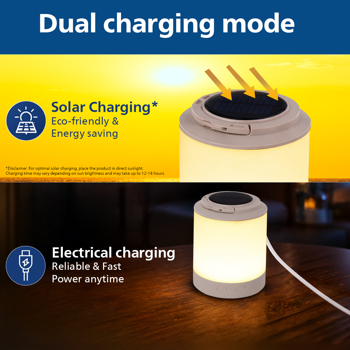 Philips Phoebus Solar Rechargeable Lantern