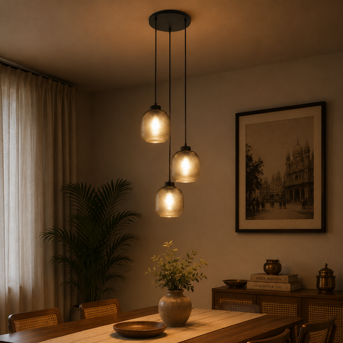 Philips Belle 3 head Pendant light