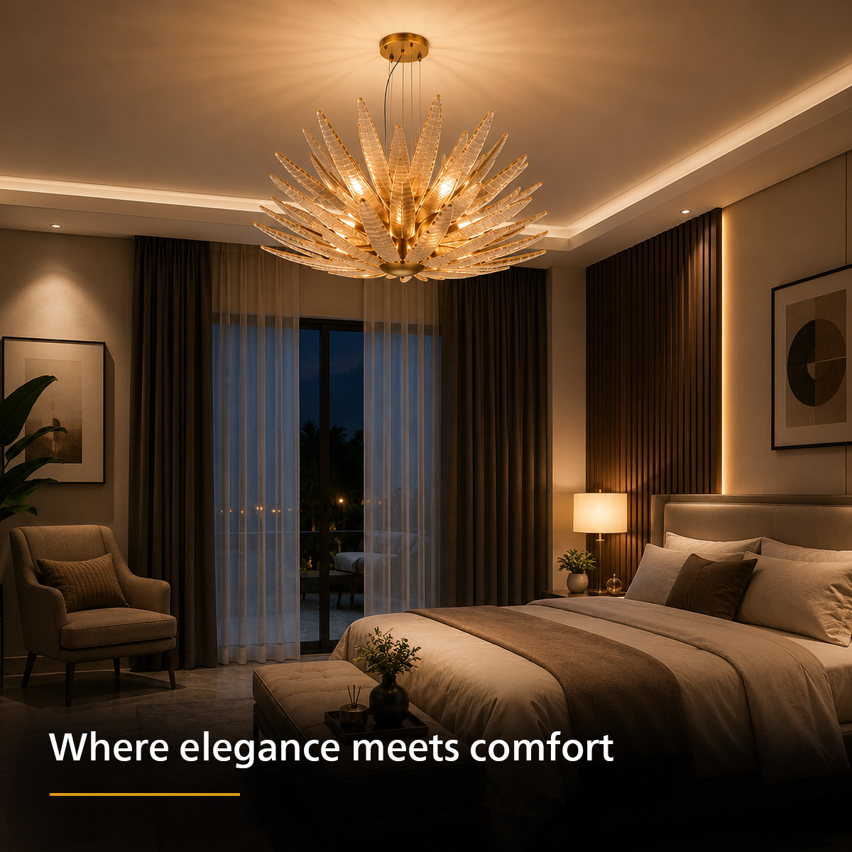 Philips Flairis Crystal Chandelier