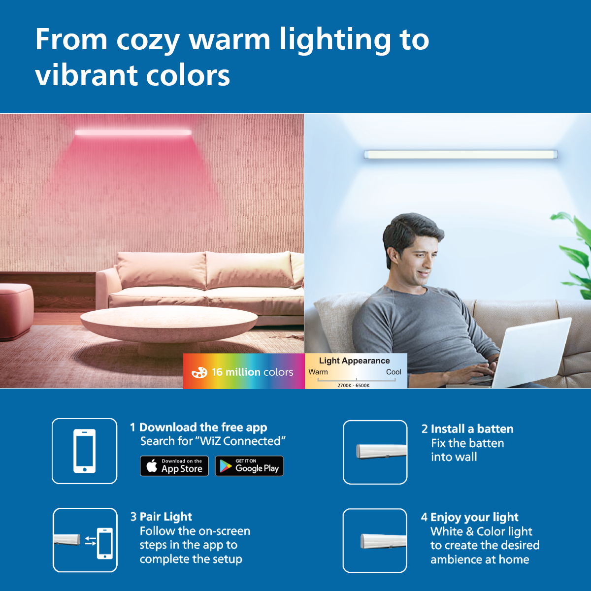 Philips Smart Wi-Fi LED Batten