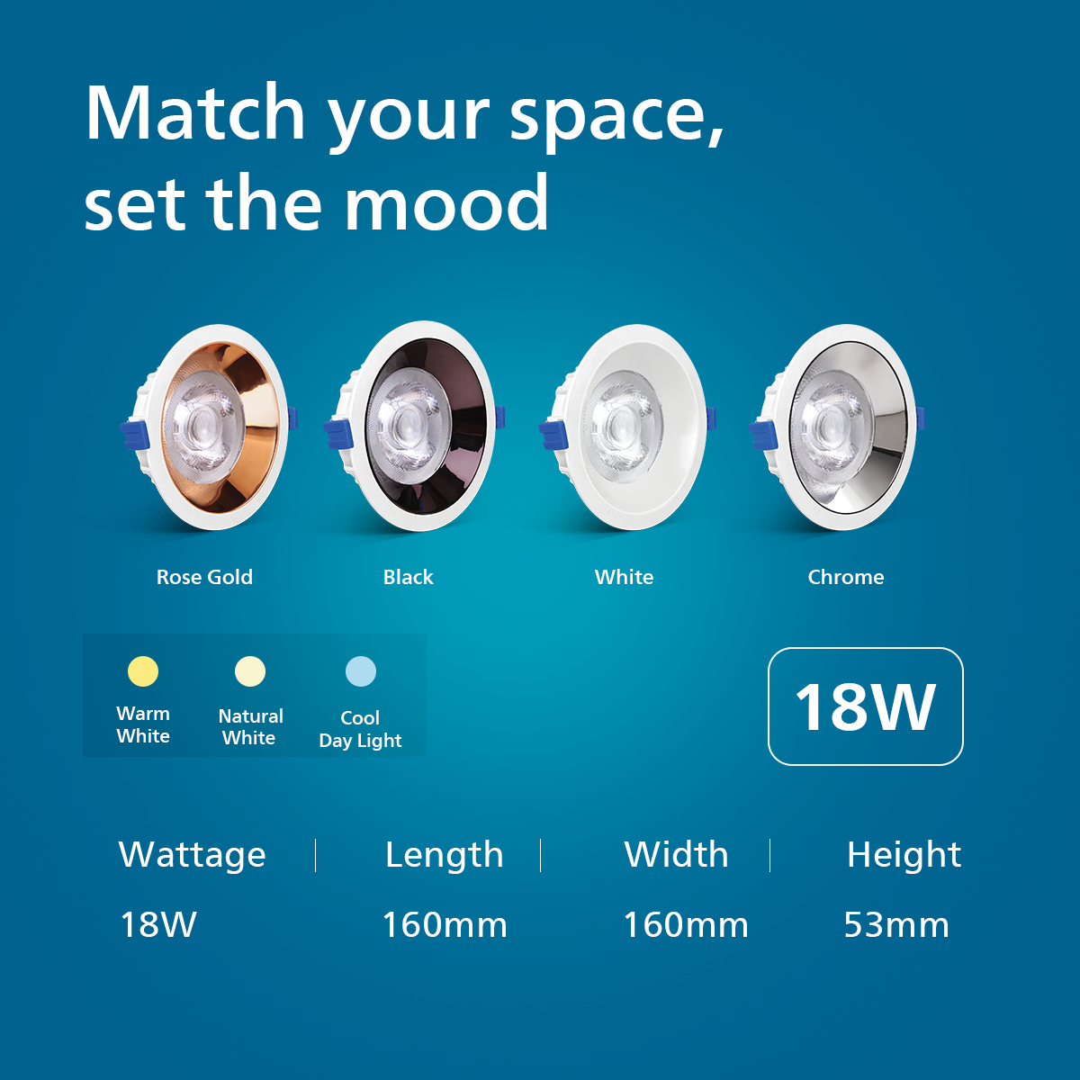 Philips DecoBright LED COB light