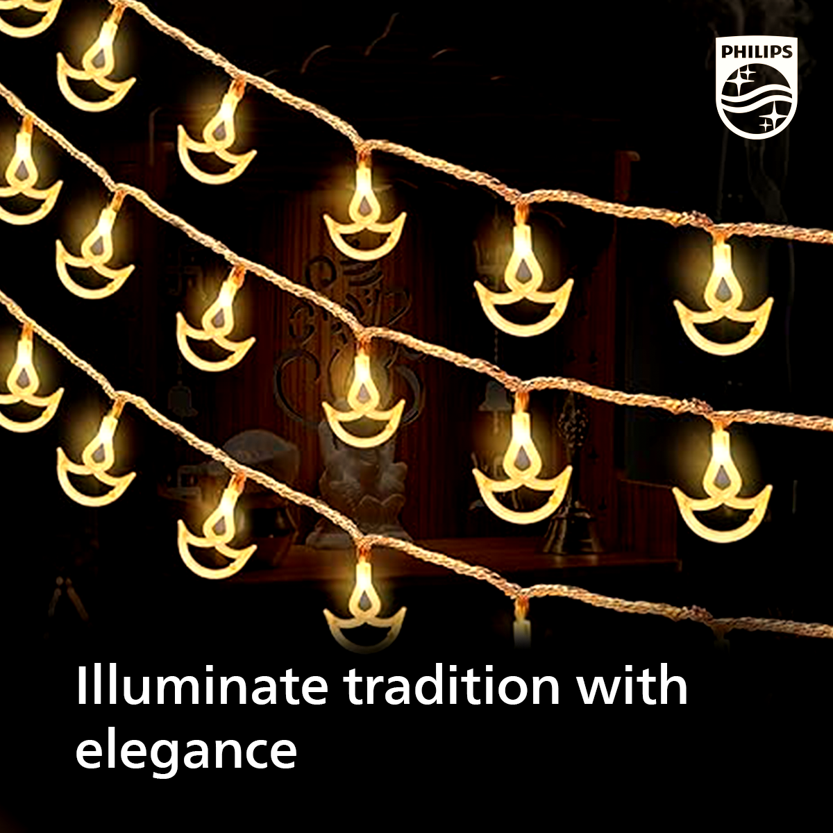 Philips Crystal Diya String Light