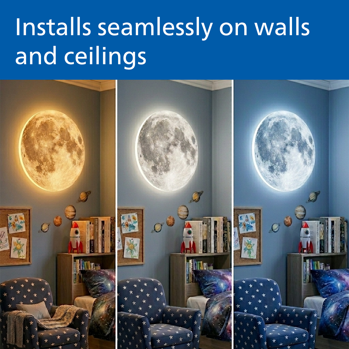 Philips Smart MoonView LED Surface Downlight