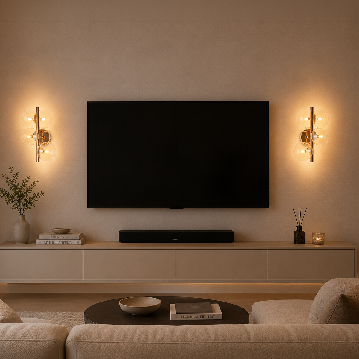 Philips Celestial 3 head Wall light