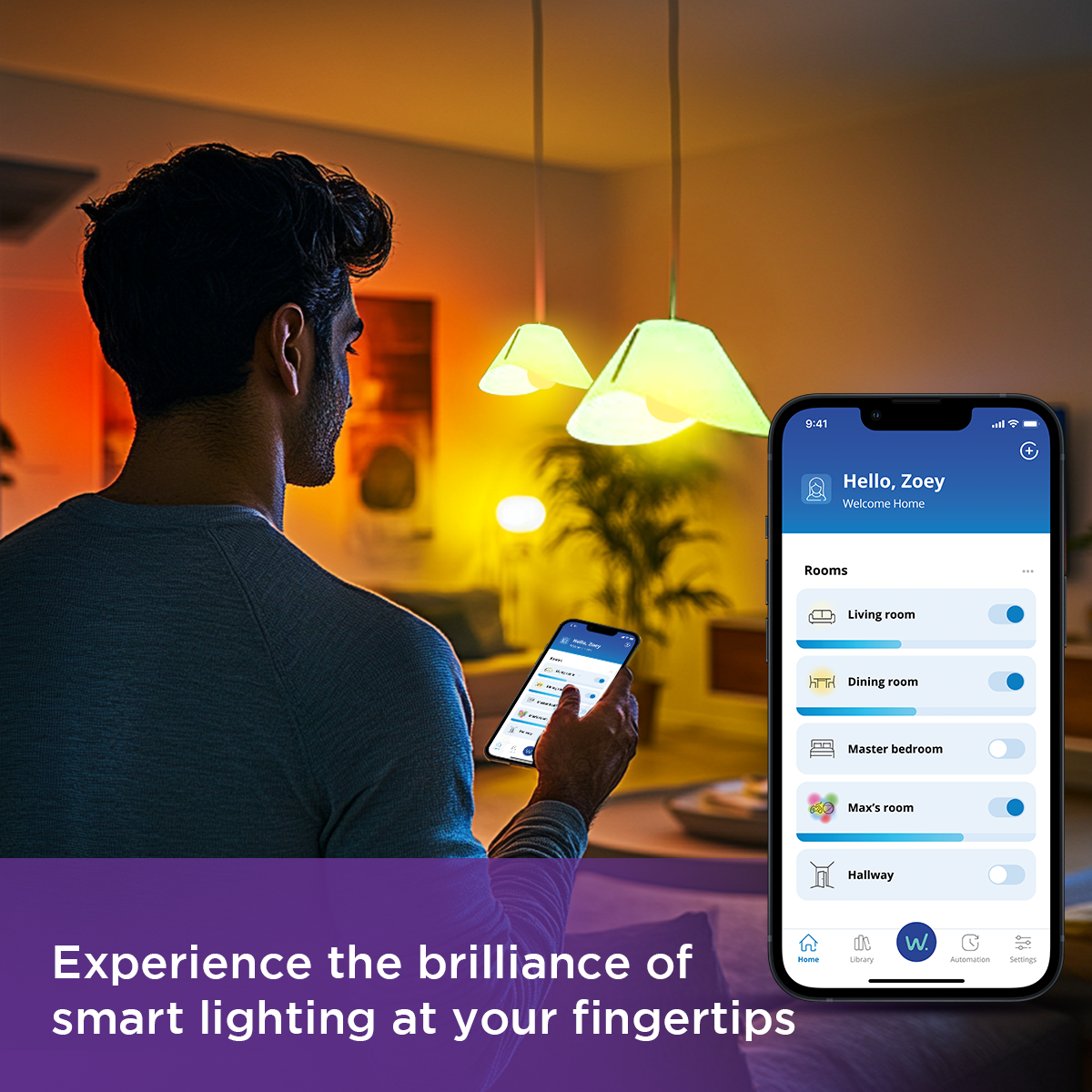 Philips WiZ Smart LED Bulbs (FULL COLOR Wi-Fi Series)