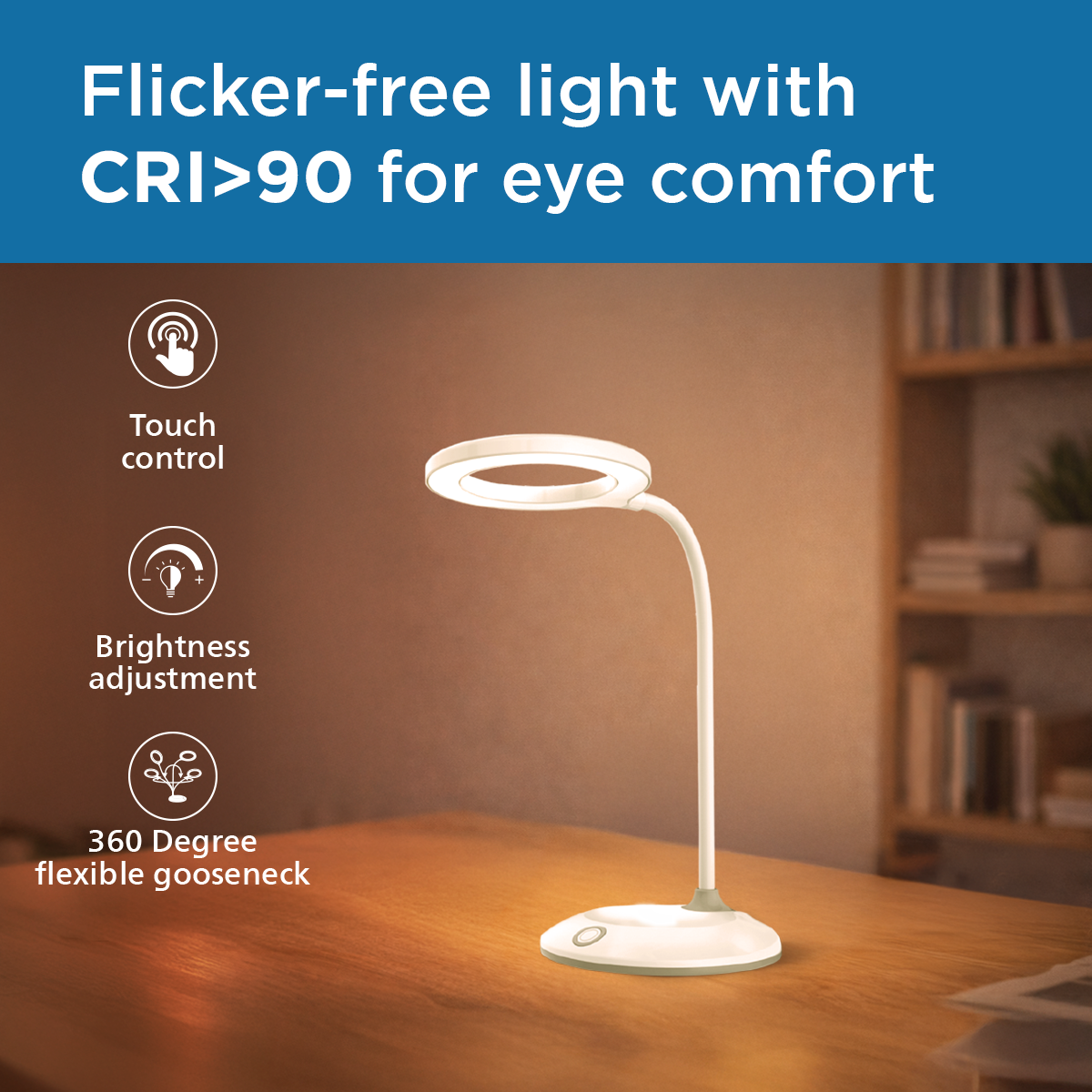 Philips EyeComfort Orbit LED Desk Lamp