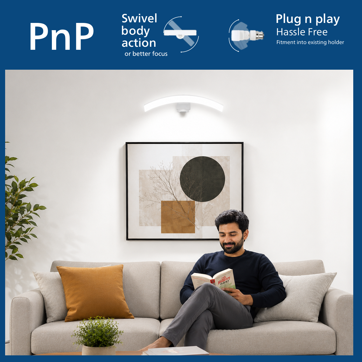 Philips Curvy LED T-Bulb