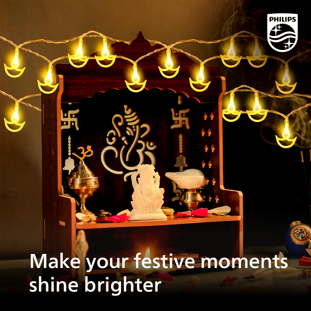 Philips Crystal Diya String Light