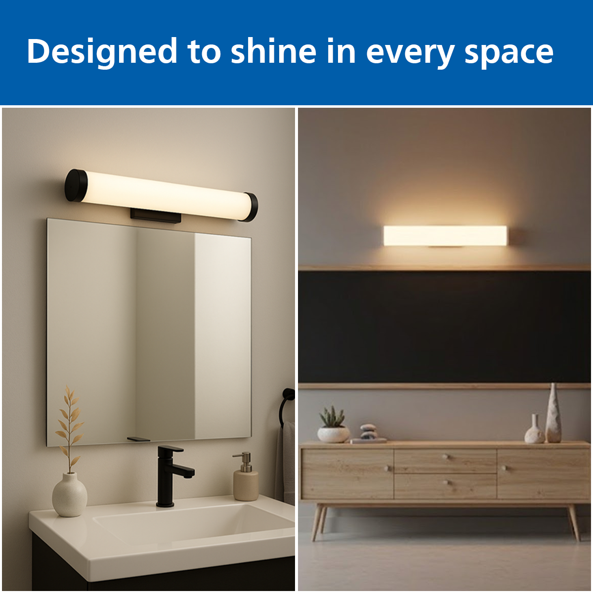 Philips Smart Wi-Fi LED Vega Wall Light