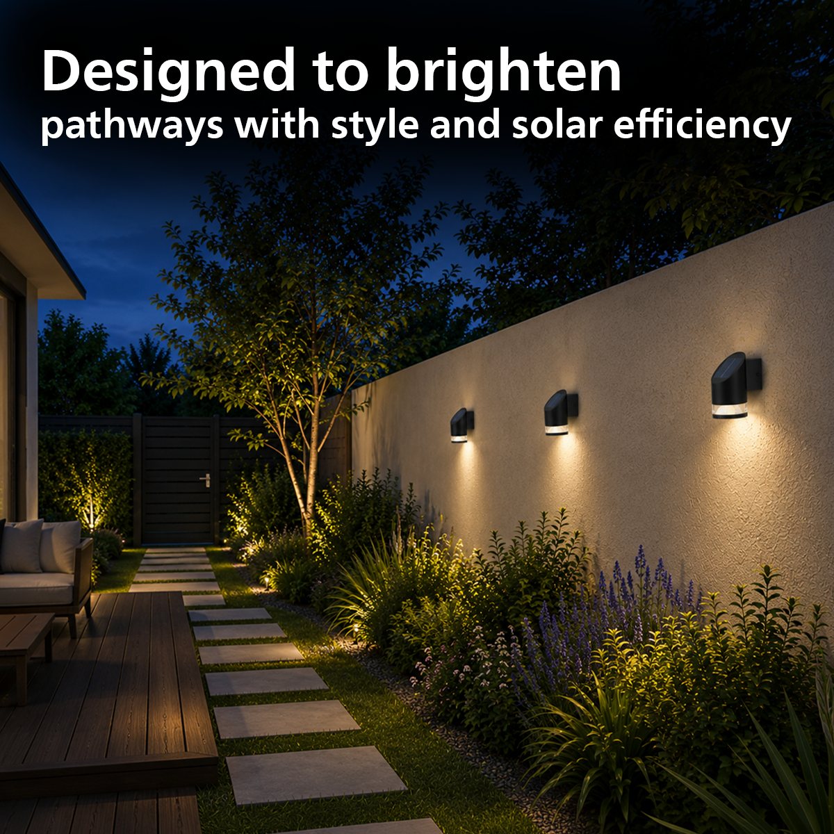 Philips FYVE Solar Wall Light