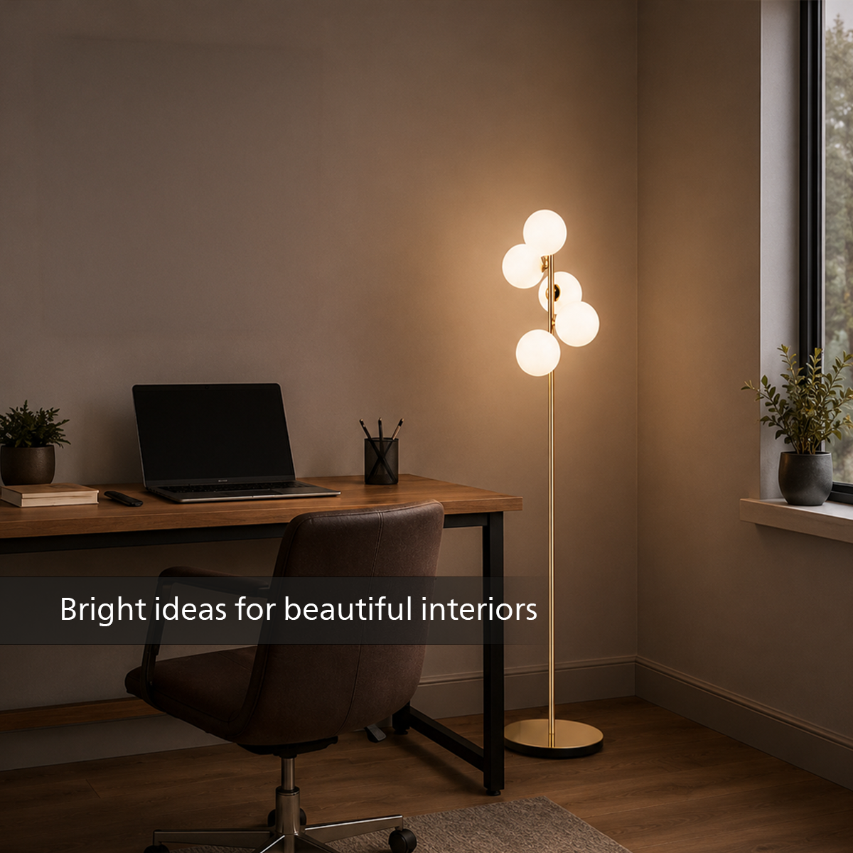 Philips Divine 5 head Floor lamp