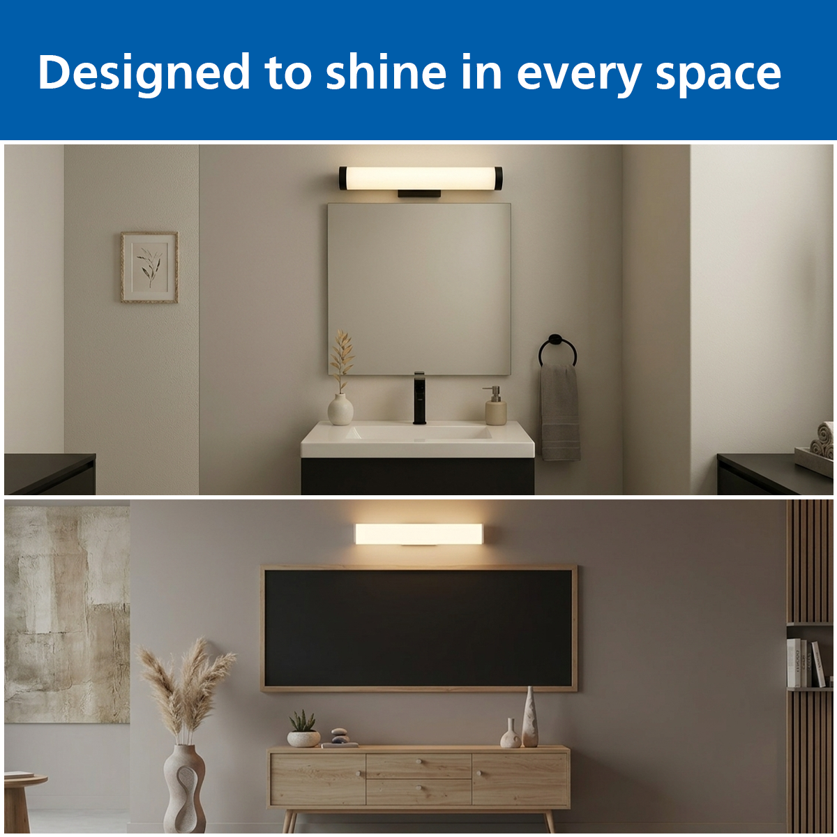 Philips Smart Wi-Fi LED Vega Wall Light