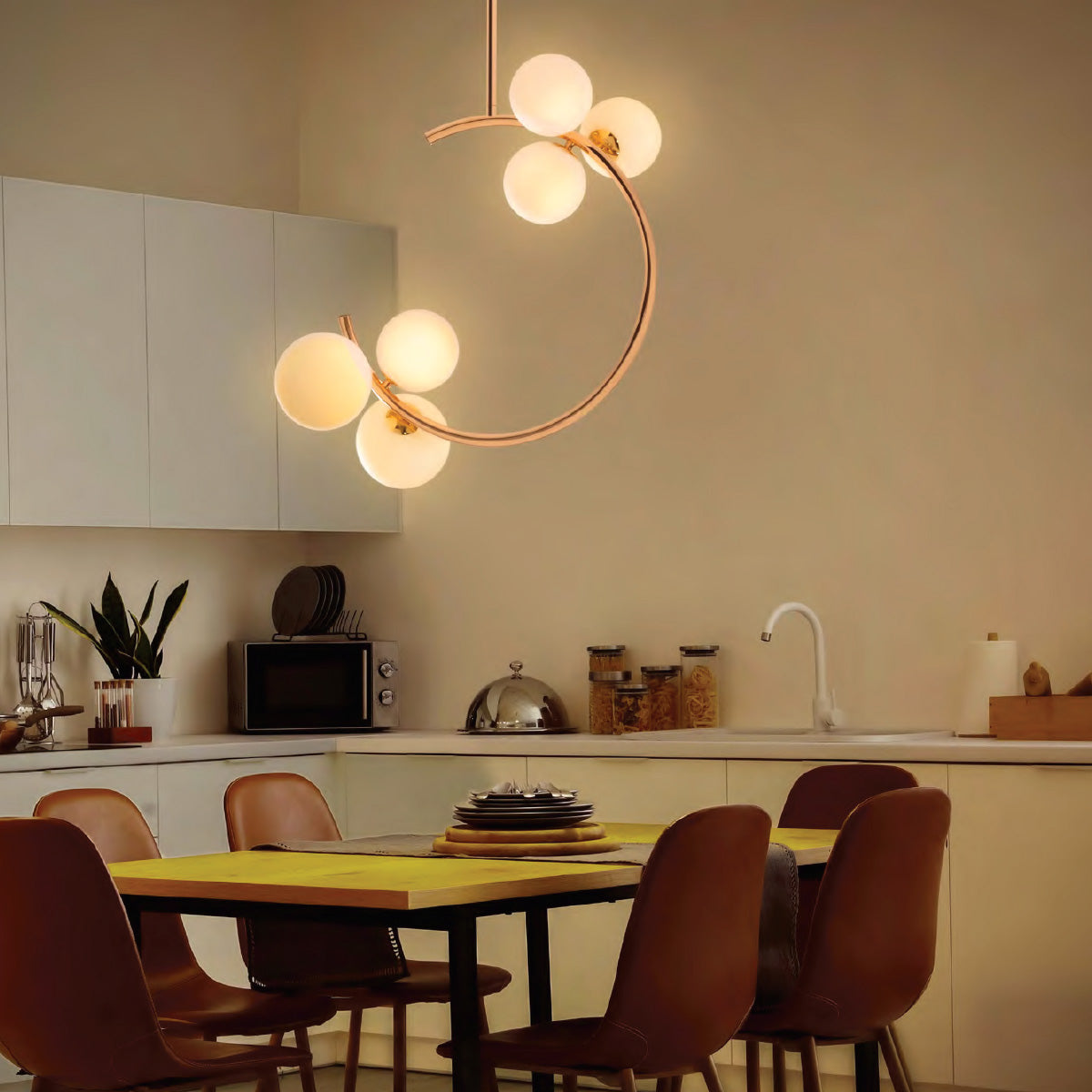 Philips Divine 6-head Chandelier (French Gold)